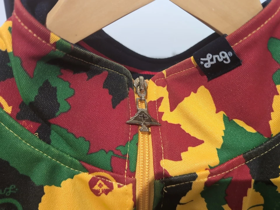 Authentic 2007 LRG Lifted Research Group - Rasta Leaf Zip Up Jacket XL Genuine🌱 - Image 3 of 4