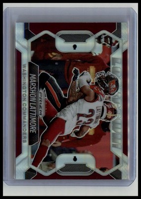 Marshon Lattimore 2025 Panini Prizm Lockdown! #14 Washington Commanders