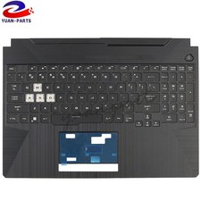 New Asus TUF Gaming F15 FX506 FA506 Black 15.6" Palmrest Keyboard W Backlit US