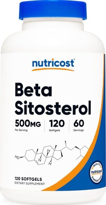 Nutricost Beta Sitosterol 120 Softgels, 500mg - Non-GMO, Gluten Free Supplement,