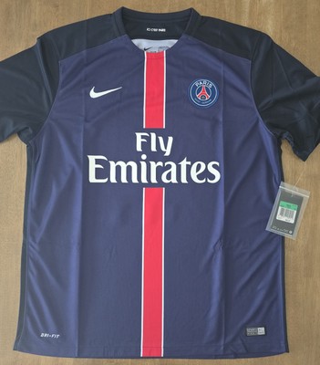 新品未使用 正規品 PSG ベラッテイ ホーム XL 15-16 2015/16 NIKE PARIS SAINT-GERMAIN #10 IRAHIMOVIC HOME SOCCER JERSEY