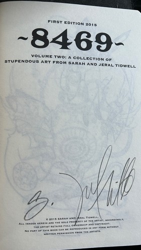 2 artist's books Tidwell and Angry Blue 2011 and 2015 Silkscreened covers! - Picture 2 of 6