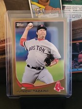 2013 Topps Update Junichi Tazawa Gold Parallel /2013 #US314 Boston Red Sox WS