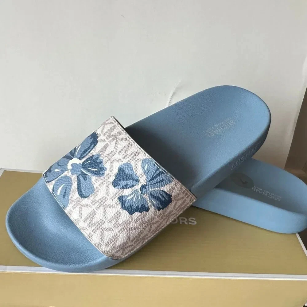NIB MICHAEL KORS GILMORE SLIDES SIZE 7, 8 & 11