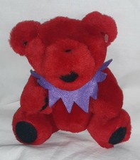 Grateful Dead Bear VINTAGE Native Art Company Red/Purple w/Opposable Limbs RARE