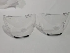 2 X MSA Advantage 1000 Polycarbonate Lens Outsert (#806462) Medium/large Clear