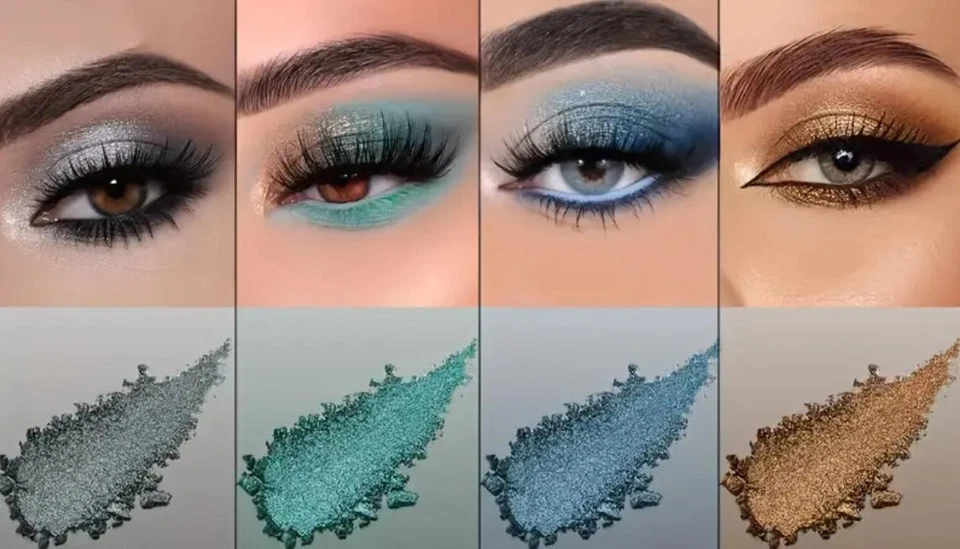 Delineador de ojos en polvo Phansta Kohl estilo egipcio en maquillaje Power Foram Foto 3 de 4