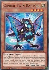 YuGiOh Cipher Twin Raptor INOV-EN010 Common Englisch Neu 1st