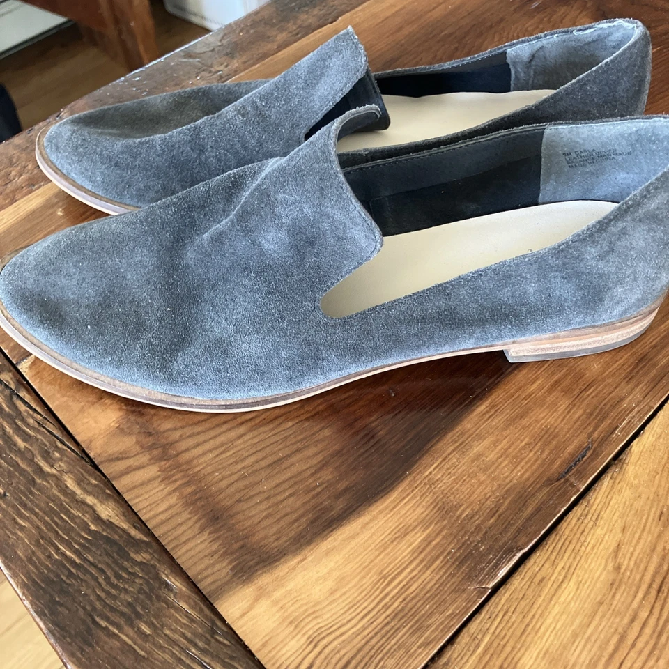 Женские мокасины без шнуровки Levity Carla размер 9 М темно-серые замшевые туфли на плоской подошве - Изображение 3 из 4