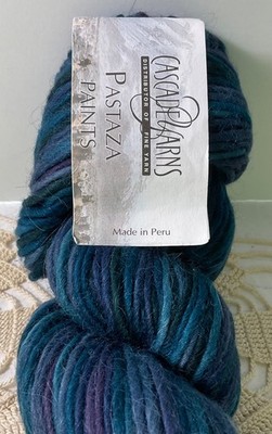 Cascade New Pastaza Paints Yarn Unit of 1 Multi Blues, Purples, 9930 SinglePly