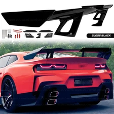 For 2016-2024 Chevy Camaro ZL1 1LE Style LT RS SS Trunk Spoiler Wing Gloss Black