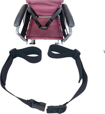 Two-piece Wheelchair Safety Strap Seat Belt Adjustable Anti-Fall Size-Suitabl...