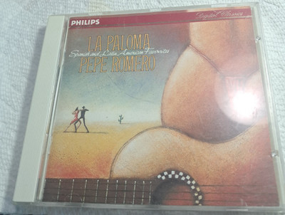 Pepe Romano La Paloma Music C.D. Classical Guitar Cuban habanera/Spanish folk