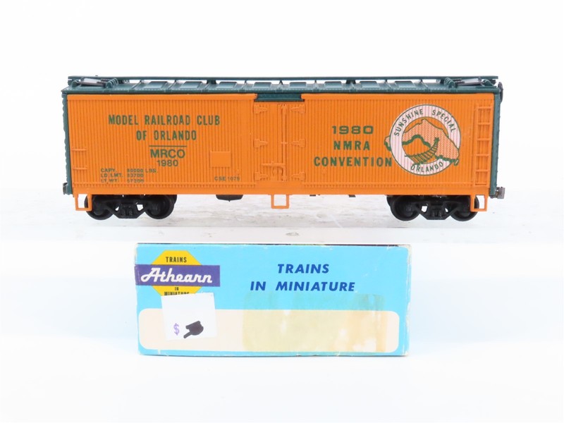 HO Scale Athearn NMRA MRCO Model Railroad Club of Orlando Reefer #1980