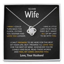 To My Wife Necklace, Gift For Wife, Anniversary Gift For Wife, Necklace For Wife