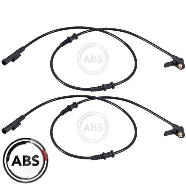 2X Sensor FüR Raddrehzahl A.B.S. 30832 2 Sensor Raddrehzahl Links Rechts-image