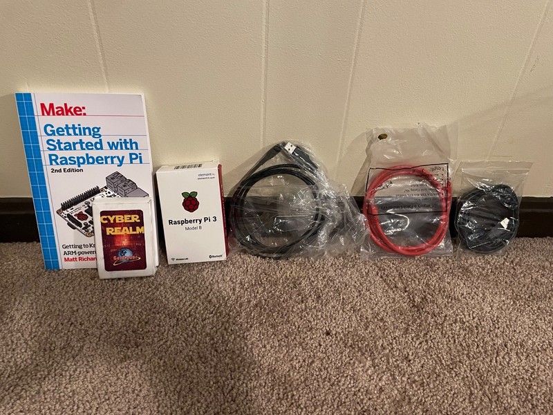 Raspberry pi 3 computer programming set