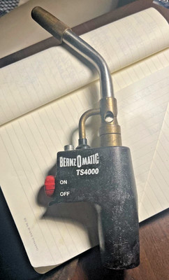 Bernzomatic TS4000 High Intensity Trigger Start Torch Head Propane Mapp
