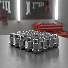 Durable Chrome Closed End Acorn Lug Nuts - 20PC Set M12x1.5 for Safe Driving