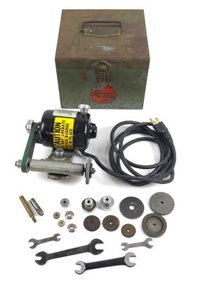 Dumore 14-011 8385 Tool Post Grinder w/ Case & Accessories