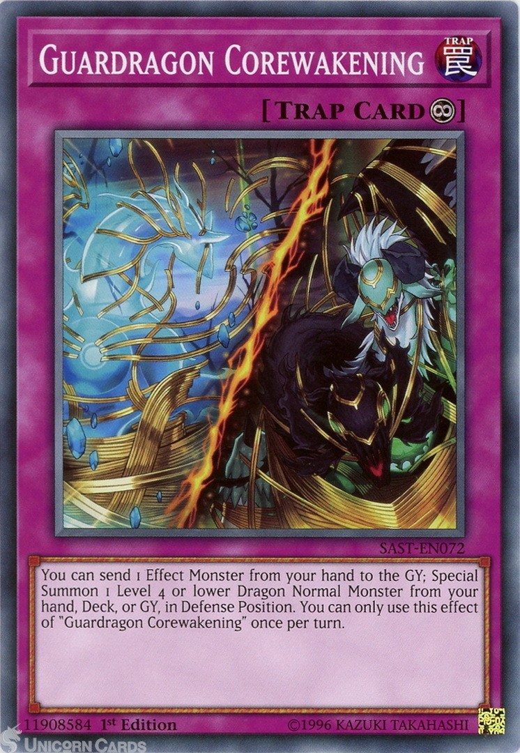 SAST-EN072 Guardragon Corewakening Common 1st Edition Mint YuGiOh Card