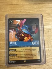 Stitch - Experiment 626 166/204 Legendary Non-Foil Reign of Jafar NM Lorcana