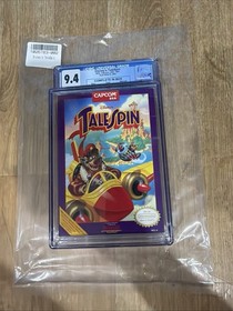Nr MINTY BOX CIB TaleSpin Tale Spin Cgc 9.4 Cart 9.8 Graded nintendo nes 1991