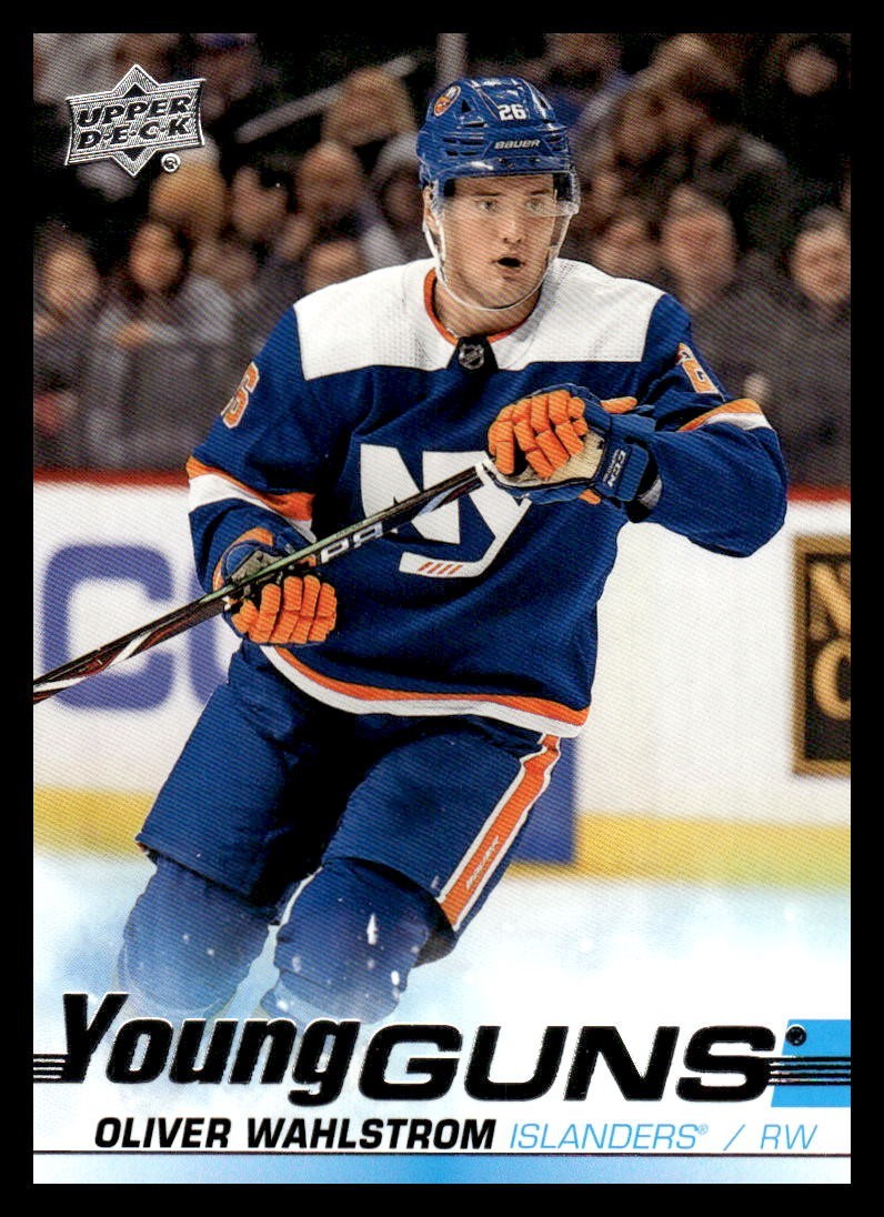 2019-20 Upper Deck Oliver Wahlstrom #457 Young Guns