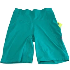 All in Motion Women's Vibrant Green Brushed Bike Shorts - Size Small - NWT