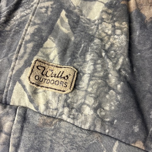 Camisa grande vintage Walls para hombre Realtree Hardwoods 20-200 sudadera con capucha ligera - Imagen 4 de 11
