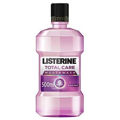 Listerine Mouthwash Zero Alcohol No Bad Breath Germs Cool Mint Flavor 16.9 oz