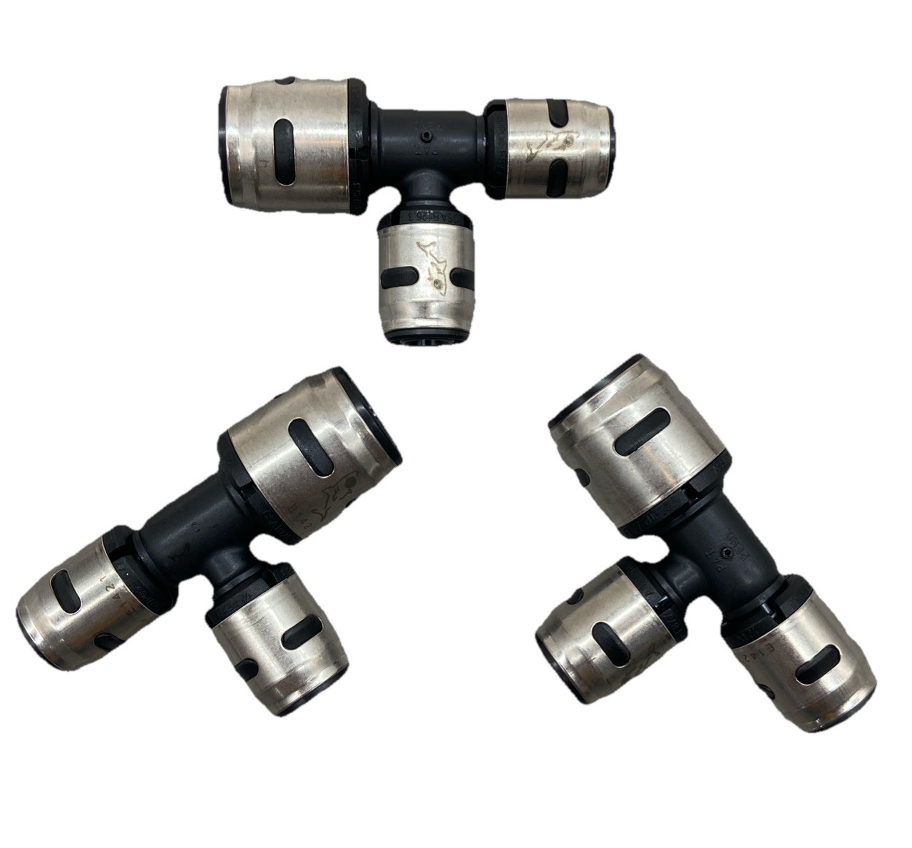 SharkBite 3/4 x 1/2 x 1/2 In. EvoPEX Reducing Tee Push to Connect 3-Pack {83}