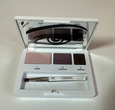 Clinique Colour Surge Eye Shadow Trio Coffee Shop/Beach Plum/Pink Slate, NWOB