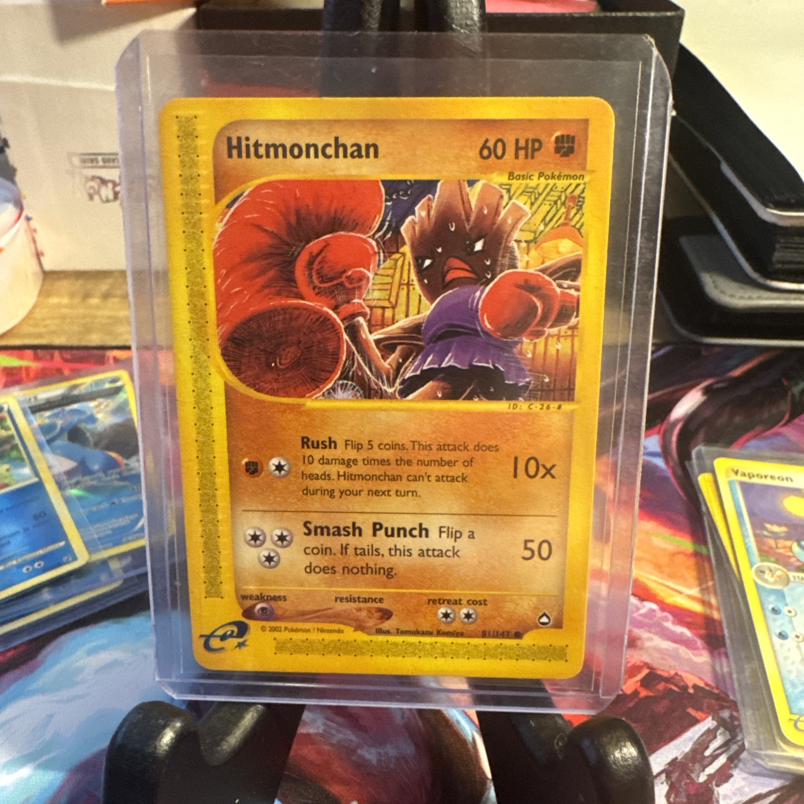 Pokemon Card - Hitmonchan Aquapolis 81/147 Common NM 