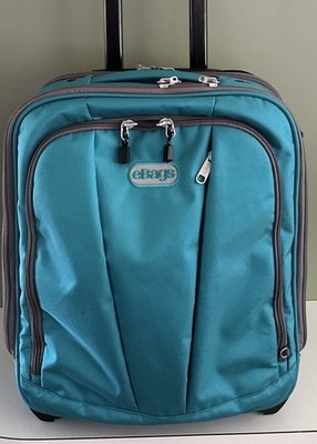 eBags Mother Lode Wheeled Duffel Rolling Carry On Luggage EB2146-14W Teal Blue