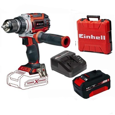 Einhell Professional Akku-Bohrschrauber TP-CD 18/60 Li BL - 18V Akku 4.0 Ah, Lad