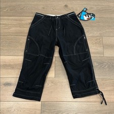 KUHL Black Cabo Capri Cotton Active Outdoor Hiking Cropped Pants Size Medium