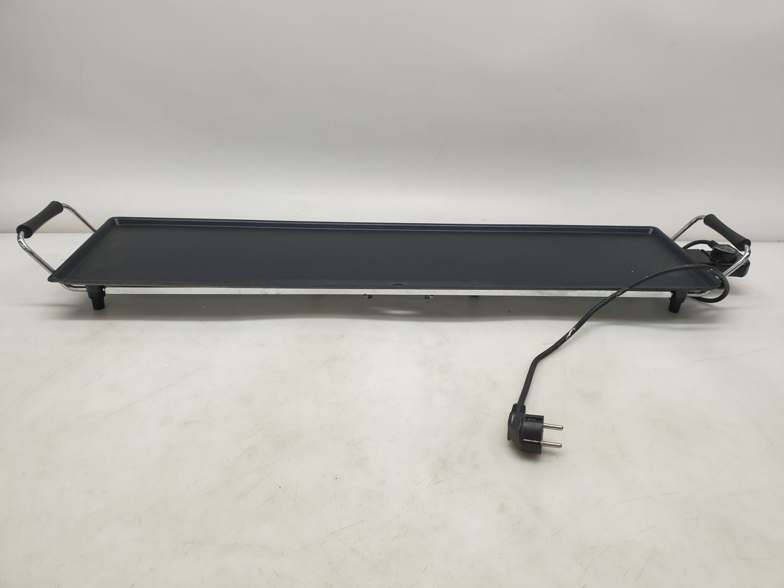 Bestron elektrischer Tischgrill, XXL Plancha-/Teppanyaki-Grillplatte-unvollstand