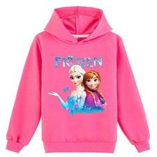 Kinder Mädchen Gefrorenes Oberteil Sweatshirt Kapuzenpullover Pullover