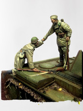 1/35 WW2 Soviet Infantry Soldiers RESIN FIGURE MODEL KIT Unassembled Unpainted
