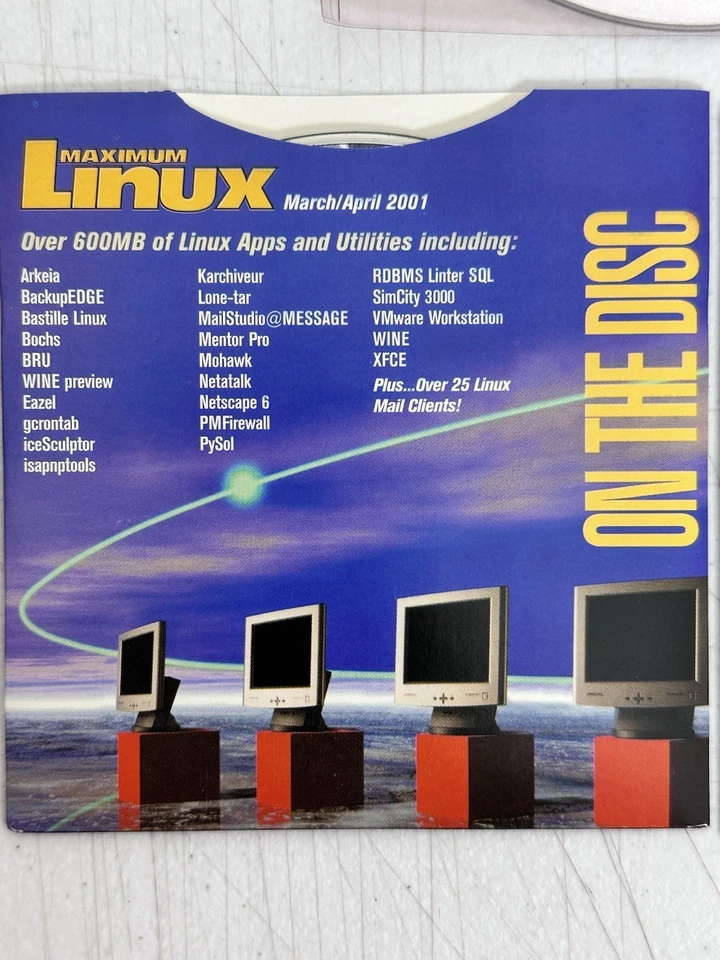 Early 2000s PC Gaming Linux Software Demos Lot Maximum Magazine CD-ROMs Vintage - Image 2 of 4