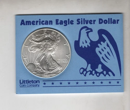 1998-P American Silver Eagle — photo from the most recent tracked eBay sale