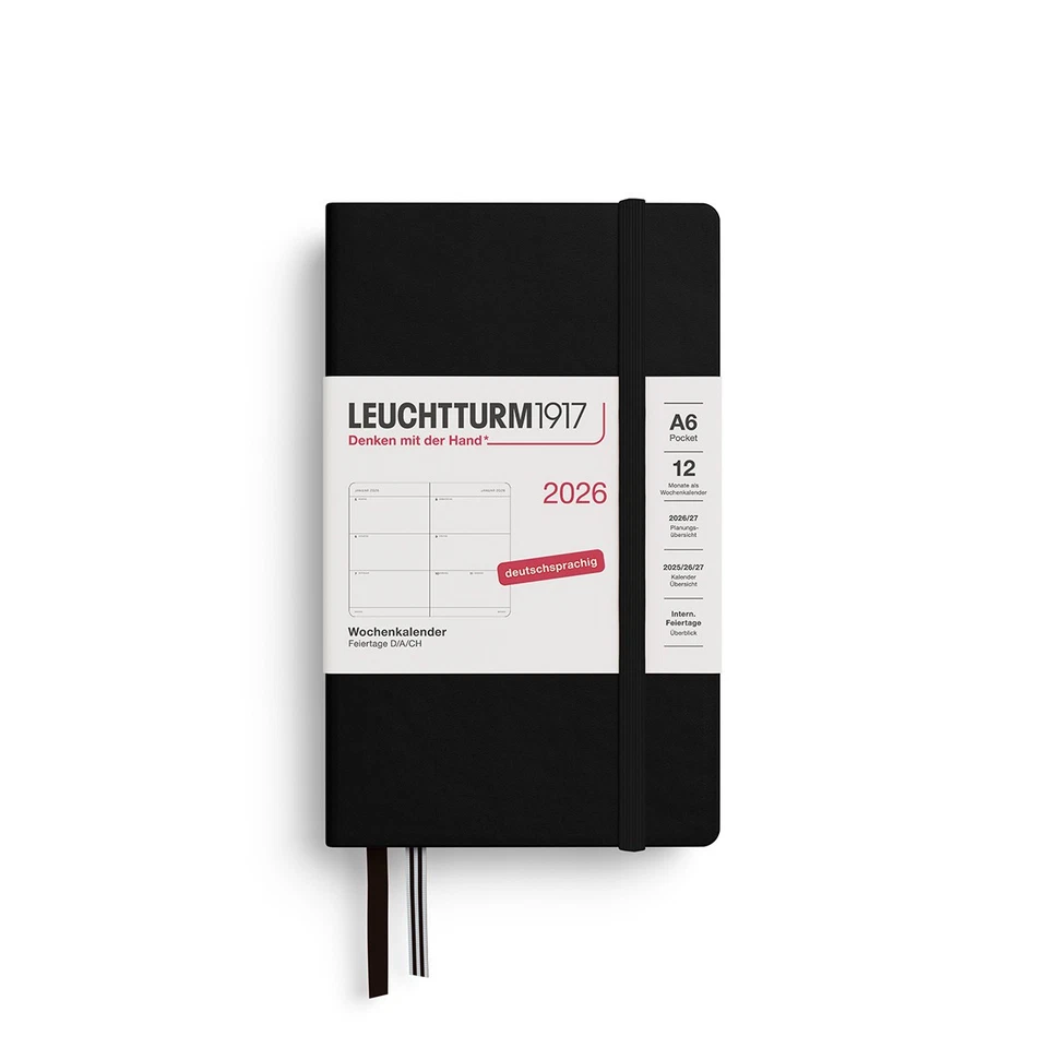 Leuchtturm1917 - Wochenkalender 2026 Pocket A6
