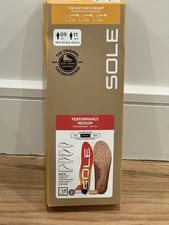 Brand new SOLE brand Performance medium Insoles - M9 W11
