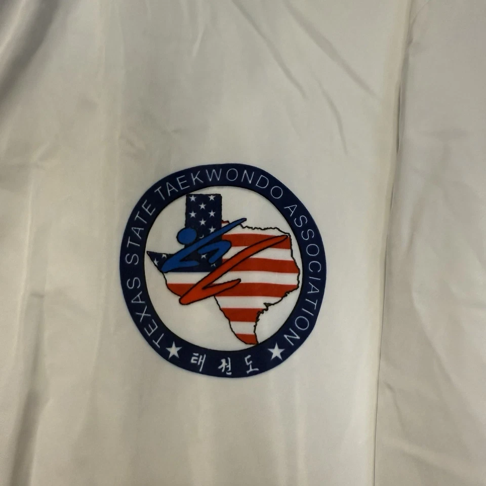 Винтажная куртка/ветровка с длинным рукавом тхэквондо штата Техас - Изображение 3 из 4
