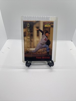 Todd Ritchie 1994 Signature Rookies Signatures #17 #'d 699 /8650 Card MLB Twins
