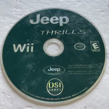 Jeep Thrills (Nintendo Wii, 2008) Discs Only- Tested