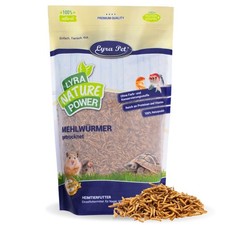 5 kg Mehlw&uuml;rmer getrocknet Vogelfutter Fische Nager Reptilien Igel Lyra Pet&reg;