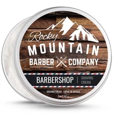 Shaving Cream for Men - Barbershop Scent - Thick Lather for Traditional and C...