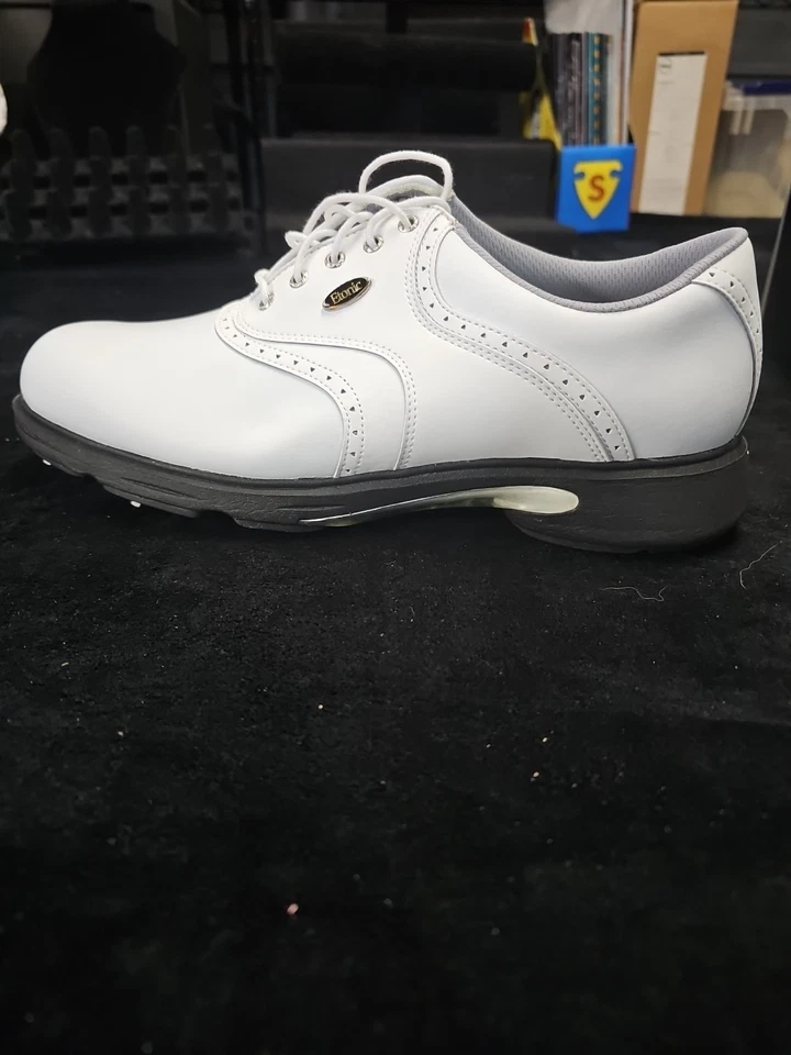 高尔夫男式鞋 9.5 码 Etonic Stabilites 白色(带盒) — 第 4/4 张图片